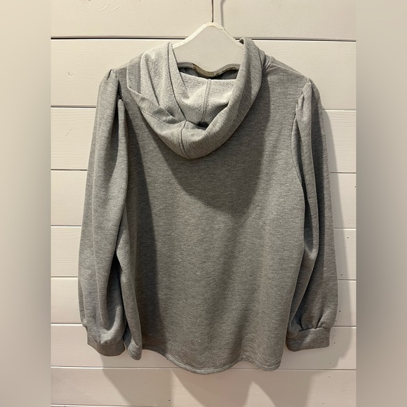 🩶 PENN Glittery Light Grey Hoodie – Size 1X - Picture 5 of 9
